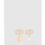 디올 Petit CD Lucky Charms 귀걸이 E3772