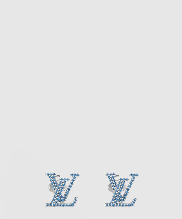 루이비통 LV 아이코닉 아쿠아마린 귀걸이 M00987