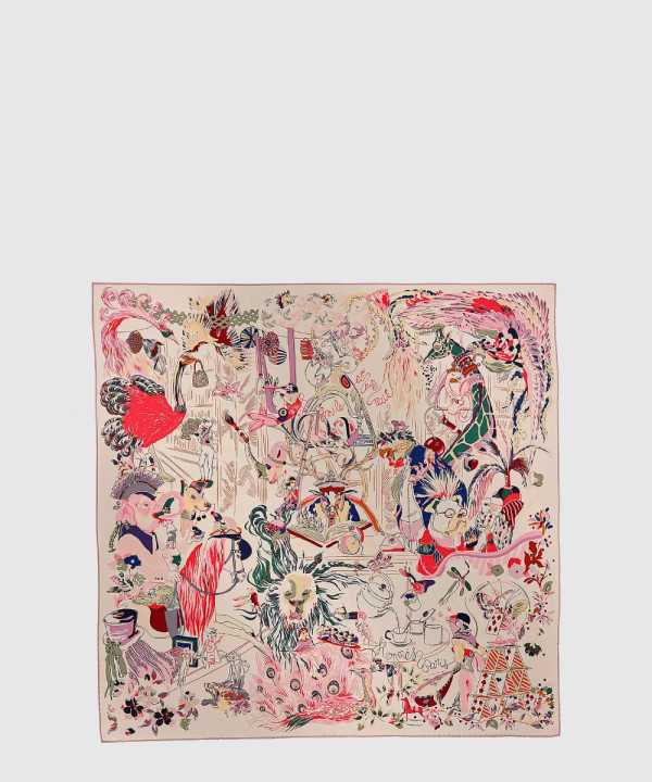 에르메스 Emile et Une Nuit 스카프 90