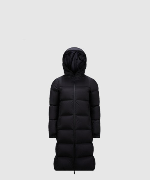 몽클레어 로고 롱 패딩